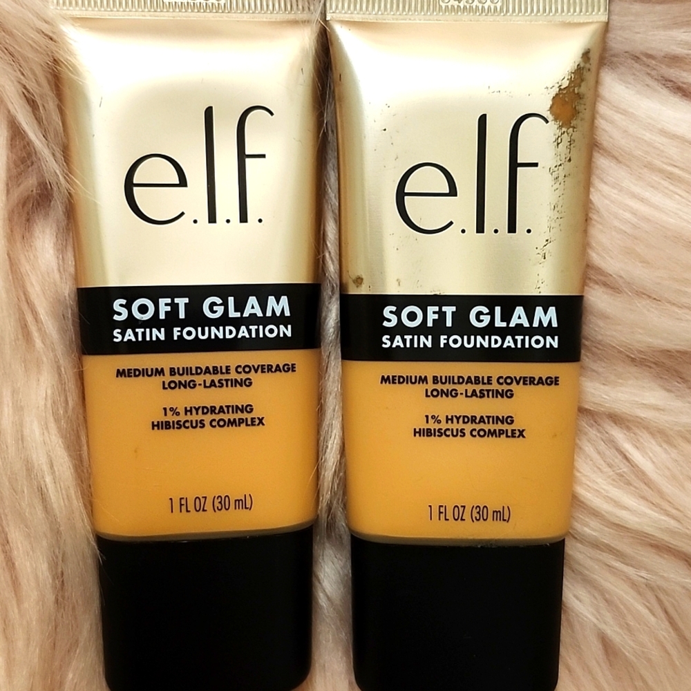 Brand New 2CT BUNDLE e.l.f. SOFT GLAM SATIN FOUNDATION